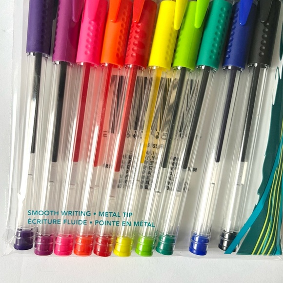 🏷️ assorted colorful writing pens set 0.7mm set of 10 pens - Picture 7 of 14